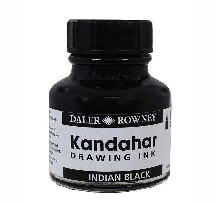 TINTA CHINA DALER ARTISTICA KANDAHAR INDIAN BLACK 28ML