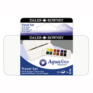ACUARELA DALER AQUAFINE BANDEJA PLAST X 12 COLORES