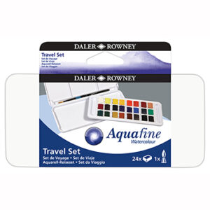 ACUARELA DALER AQUAFINE BANDEJA PLAST X 24 COLORES