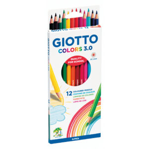 LAPICES COLORES GIOTTO COLORS 3.0 X 12