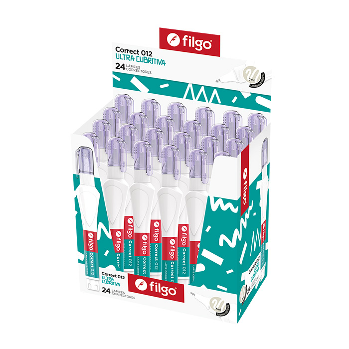 CORRECTOR FILGO LIQUIDO CORRECT 012 DISPLAY 24 UN