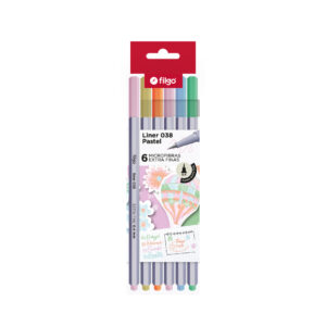 MICROFIBRA FILGO LINER 038 0.4 PASTEL ESTUCHE X 6 UN