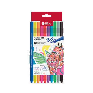 MARCADOR FILGO MARKER 036 SURTIDO X 10 UN