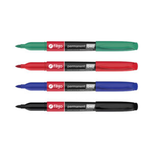 MARCADOR FILGO PERMANENTE FINO 040 VERDE CAJA X 12 UN