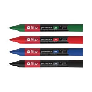 MARCADOR FILGO PERMANENTE REDONDA 051 NEGRO CAJA X 12 UN