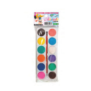 ACUARELA SIFAP ESCOLAR X 12 COLORES