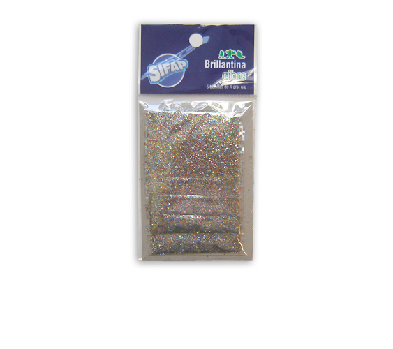 BRILLANTINA SIFAP GIBRE MULTICOLOR X 5 BOLSA 4 GR