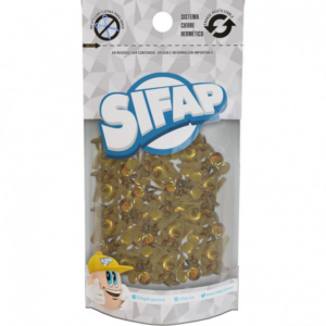 BROCHES SIFAP DORADO 3 X 100 UN 16MM DOY PACK