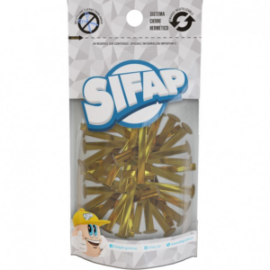 BROCHES SIFAP DORADO 10 X 100 UN 40MM DOY PACK