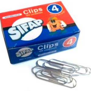 CLIPS SIFAP Nº 4 X 100 UN