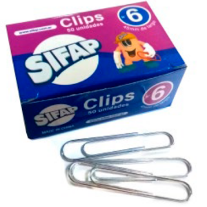 CLIPS SIFAP Nº 6 X 50 UN