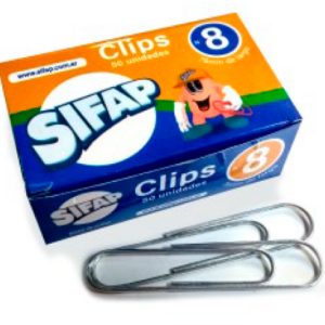 CLIPS SIFAP Nº 8 X 50 UN