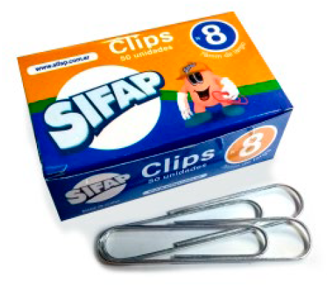 CLIPS SIFAP Nº 8 X 50 UN