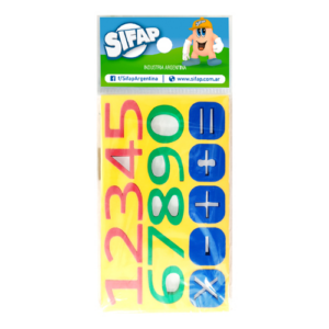 JUEGO SIFAP NUMEROS Y SIGNOS MAGNETICOS 15 PIEZAS