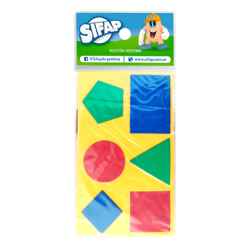 JUEGO SIFAP FIGURAS GEOMETRICAS MAGNETICAS 6 PIEZAS