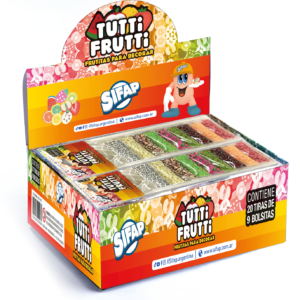 BRILLANTINA SIFAP TUTTI FRUTTI X 9 BOLSAS