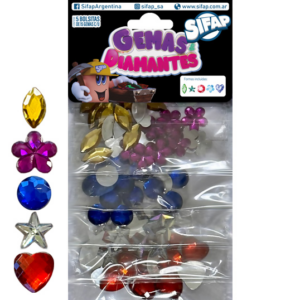 BRILLANTINA SIFAP C/ FORMAS GEMAS DIAMANTES