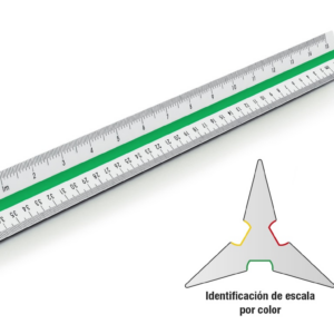 ESCALIMETRO PLANTEC ESCALAS ALTAS COLORES IDENTIFICATORIO