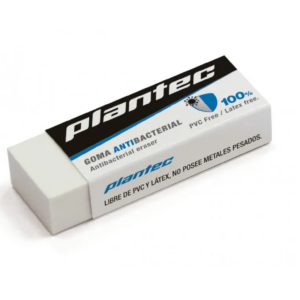 GOMA DE BORRAR PLANTEC P/ LAPIZ MEDIANA CAJA X 24 (19412)