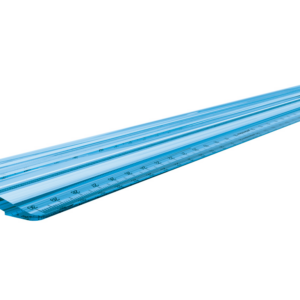 REGLA TRIPLEDECIMETRO PLANTEC 30CM CON 1/2 MM CAJA X 20