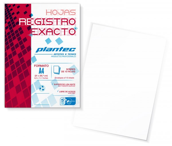 PAPEL PLANTEC REGISTRO EXACTO A3 (297X420) X 10 HJ