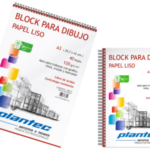 BLOCK PLANTEC DIBUJO ANILLADO SUP A4 120GR X 40 HJ