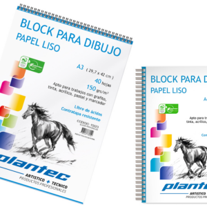 BLOCK PLANTEC DIBUJO ANILLADO SUP A4 150GR X 40 HJ