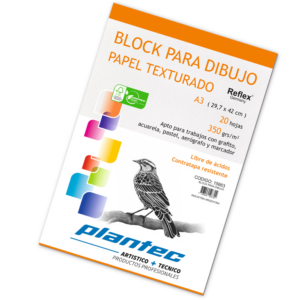 BLOCK PLANTEC DIBUJO A3 350GR X 20 HJ