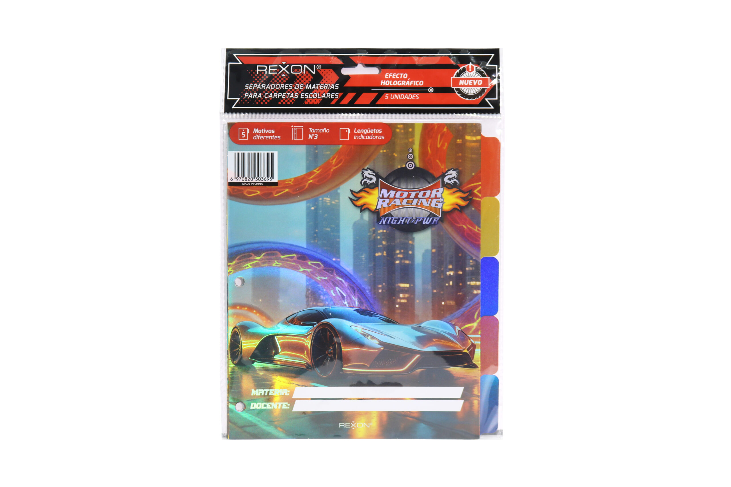 SEPARADOR MATERIA REXON C/ SOLAPA MOTOR RACING S26