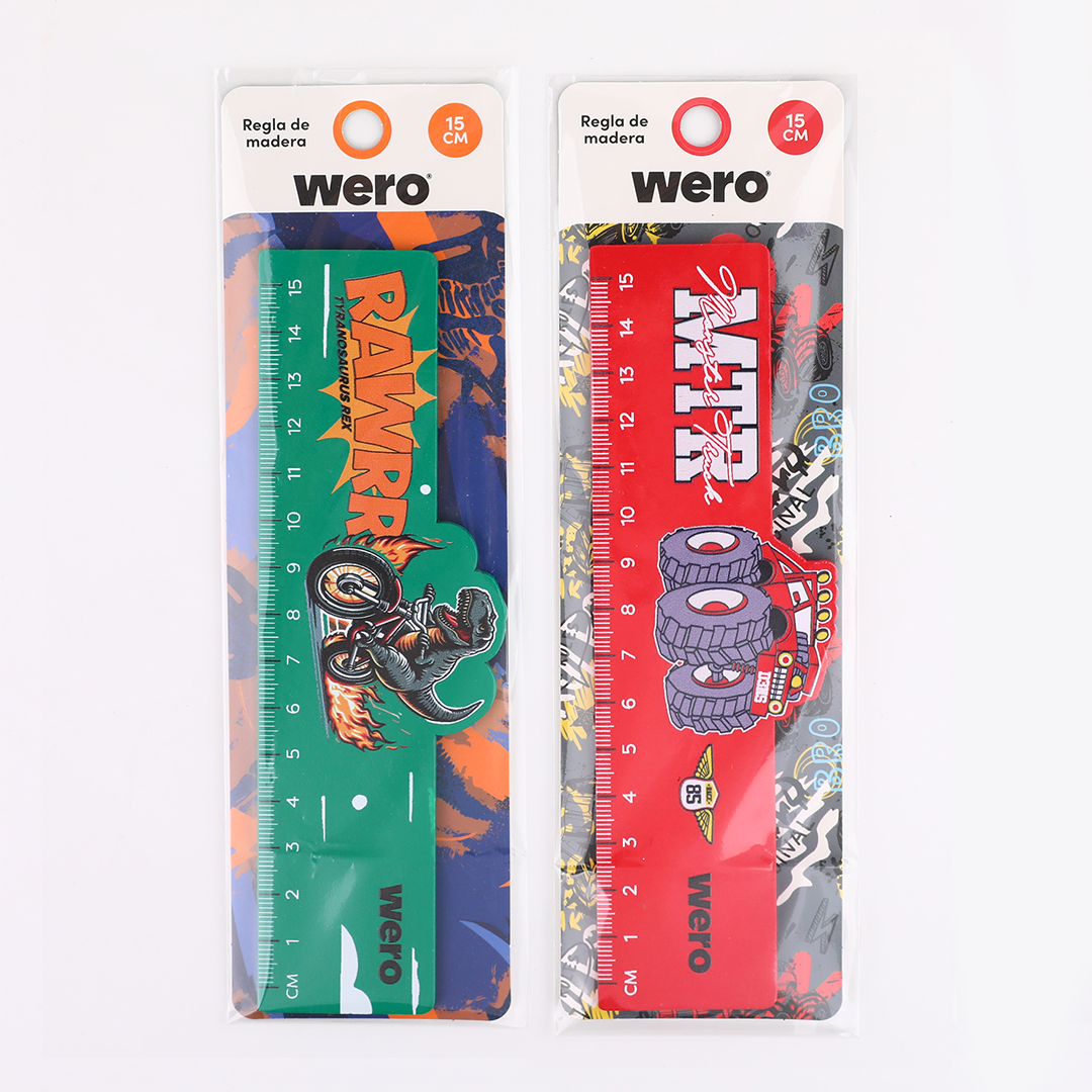 REGLA WERO MADERA T-REX MTR X 24 UN