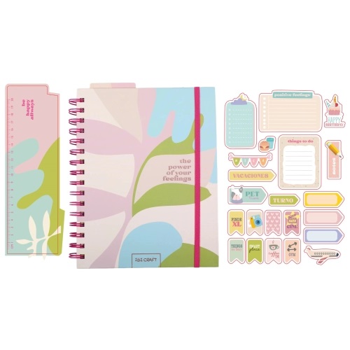 CUADERNO IBICO SPIRIT 2 17*22 CM ESP 150 HJS +STICKERS + REG