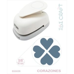 PERFORADORA IBICO ARTISTICA 17 MM 3/4'' CORAZONES