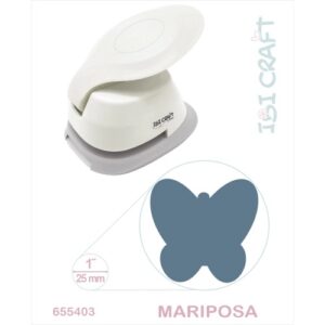 PERFORADORA IBICO ARTISTICA P/ GOMA EVA 25 MM 1'' MARIPOSA