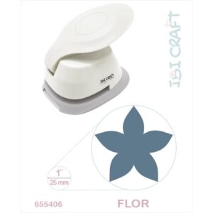 PERFORADORA IBICO ARTISTICA P/ GOMA EVA 25 MM 1'' FLOR 15