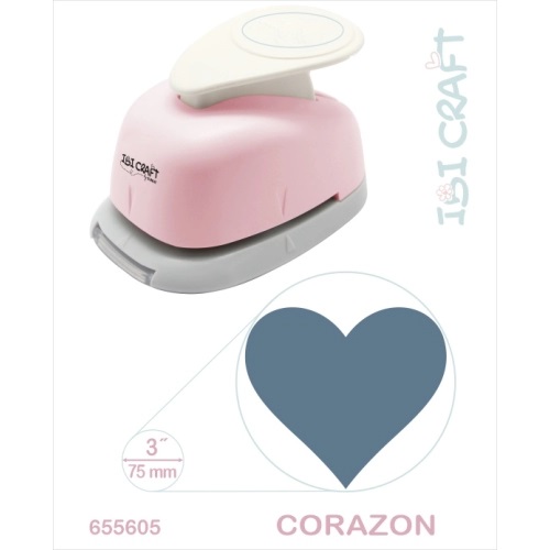 PERFORADORA IBICO ARTISTICA 75 MM 3'' CORAZON