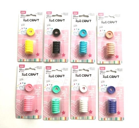 DISCOS IBICO DE EXPANSION 24MM CORAZON ROSA