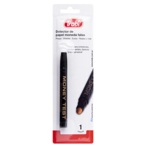 DETECTOR TRABI DE PAPEL MONEDA BLISTER X 1 UN