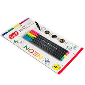 MARCADOR TRABI FREE LINER NEON X 5 UN BLISTER