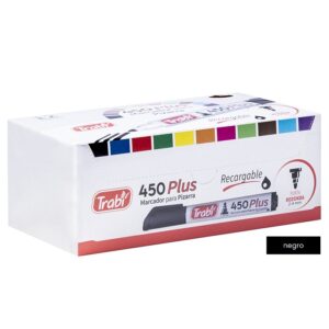MARCADOR TRABI 450 PIZARRA BLANCA NEGRO X 12 UN