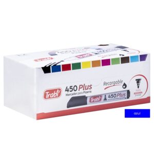 MARCADOR TRABI 450 PIZARRA BLANCA AZUL X 12 UN