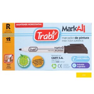 MARCADOR TRABI MARK-ALL ORO X 12 UN TODA SUPERFICIE