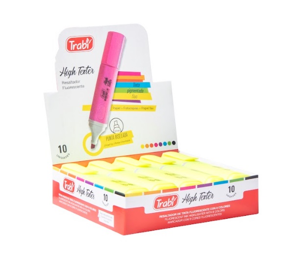 RESALTADOR TRABI HIGH TEXTER FLUO X 10 UN