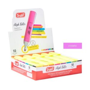 RESALTADOR TRABI HIGH TEXTER VIOLETA FLUO X 10 UN