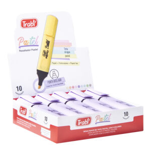 RESALTADOR TRABI HIGH TEXTER PASTEL X 10 UN