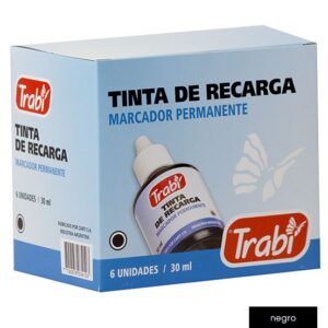 TINTA TRABI PERMANENTE NEGRO 410-411 GOTERO