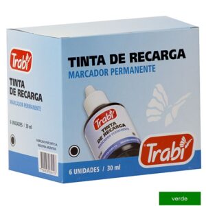 TINTA TRABI PERMANENTE VERDE 410-411 GOTERO