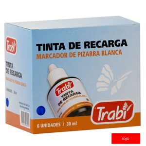 TINTA TRABI PIZARRA BLANCA ROJO GOTERO 30 CM3