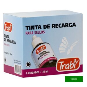 TINTA TRABI SELLOS VERDE GOTERO 30 CM3