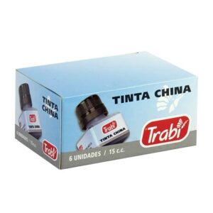 TINTA CHINA TRABI 15 CM3 X 6 UN