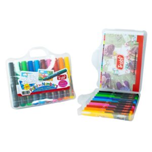 MARCADOR TRABI PAINT BY NUMBERS VALIJA X 10 UN + LIBRO P/COL
